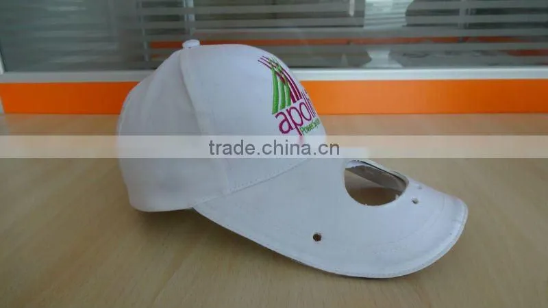 custom cotton solar fan hat