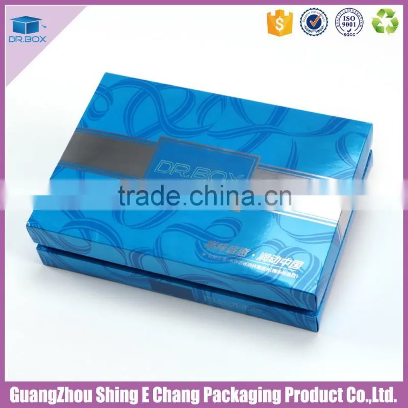 275g light silver paperboard popular cosmetic packaging in GuangZhou