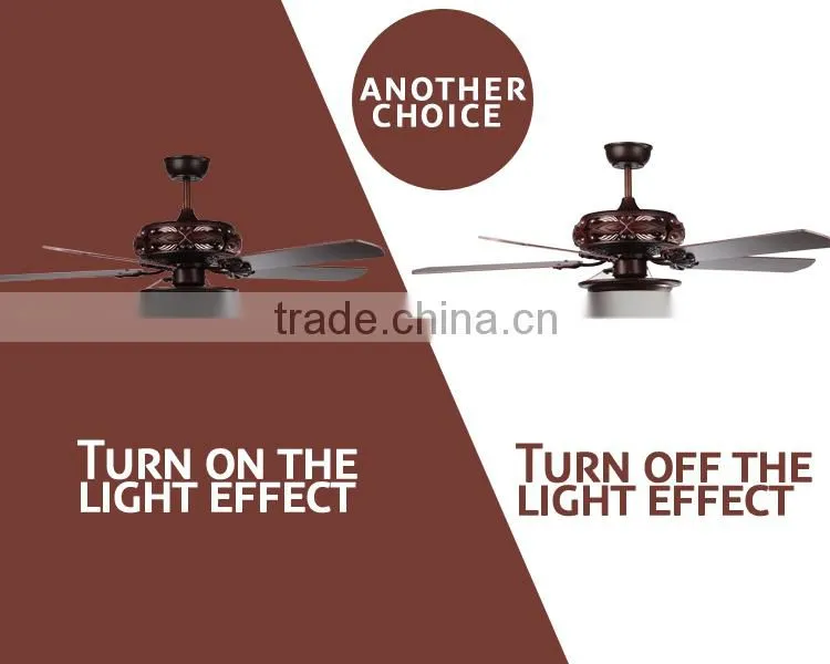 China Wholesale Air Cooling Home Ceiling Fan Light Hotsales in Southeast Asia 5205