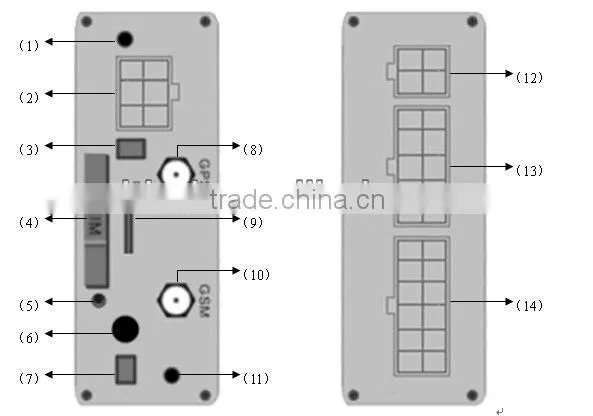 TK107 fuel sensor GPS tracker with car key gps tracker/ remote control gps tracker