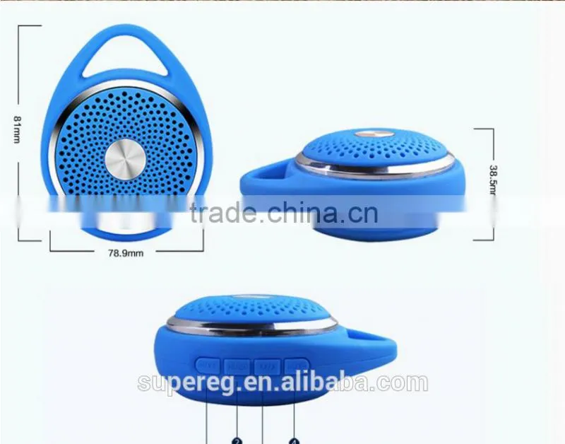 Hot Keychain speaker wireless bluetooth sound card mini stereo mini portable speaker hands-free Outdoor sports