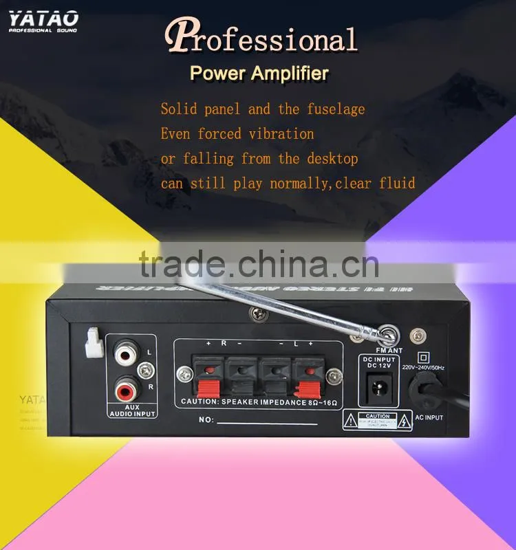 Small car amplifier class d 1500w YT-699D with usb sd