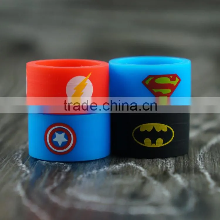 2015 new design Best selling products silicone vape band for eicg atomizer, tank mod, silicone vape band for christmas stocking