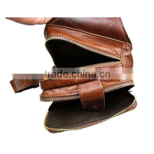 The great popular leather belt bags the shoulder strap waist bag sport chest bags