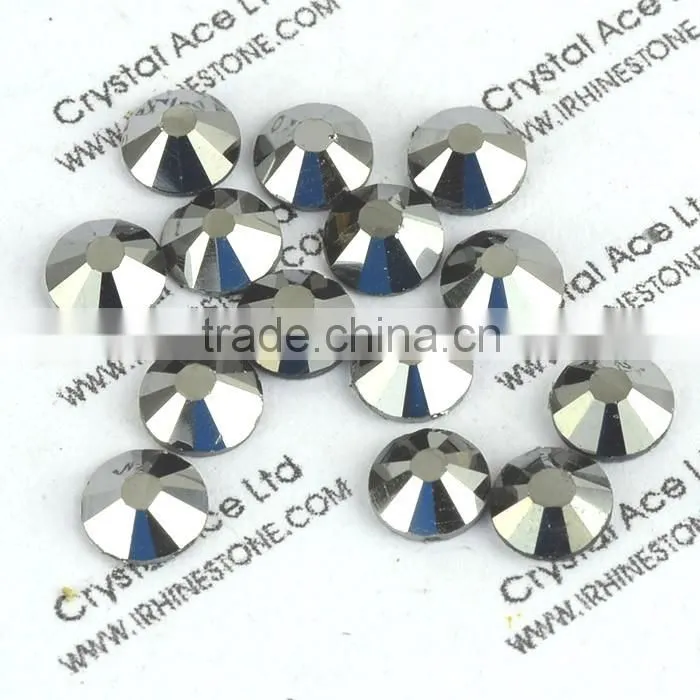 Loose crystal stones , non hotfix Jet Hematite