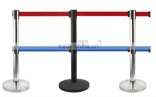 Queue barrier stand