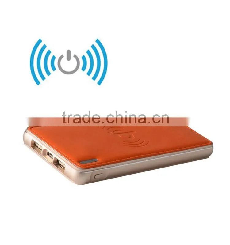 10000mah Wireless Power Bank for Samsung S7/ iPhone 6S Plus