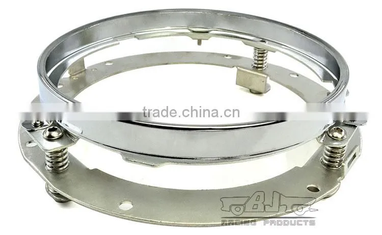 BJ-HGC-003 7" LED Headlight Mounting Ring Bracket For Harley Davidson Touring 1994-2013