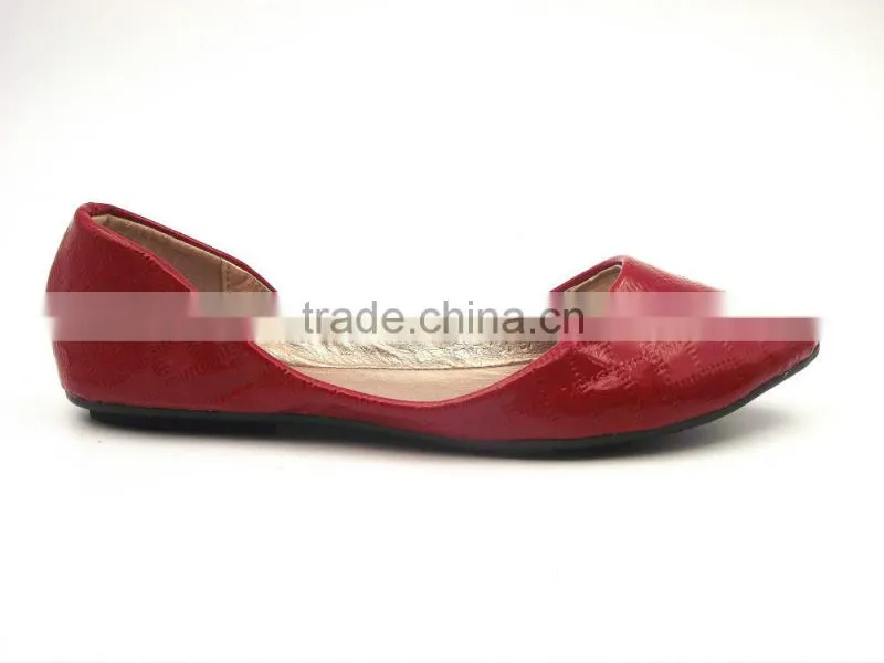 factory price hot sell latest fashion new hollow women flat shoes in stock