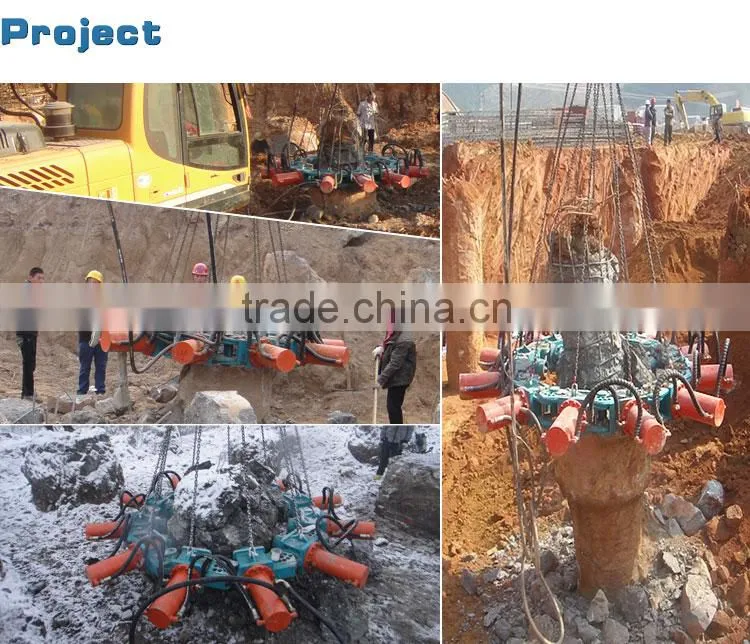 round concrete pile hydraulic breaker/Supplying fine hammer Hydraulic Breaker