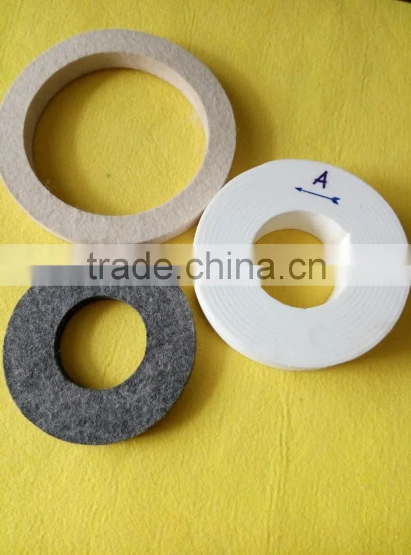 Wool Felt Polishing Wheels / edge felt wheels/Felt Buffing Wheels