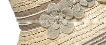Handmade Custom New Design Straw Hat For Woman
