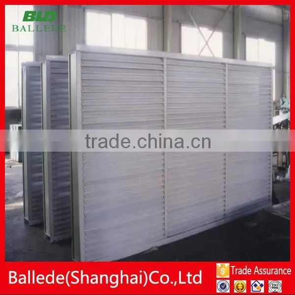 prefabricated supply fixed louver fence