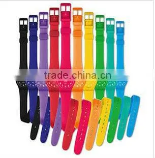 The neon color with rubber band hot sales caswstch series watch