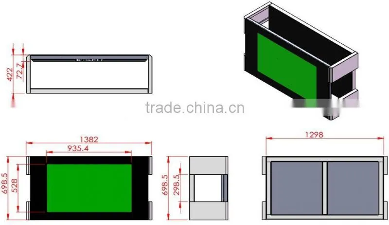 Multi touch table digital signage touch kiosk PC capacitive touch table
