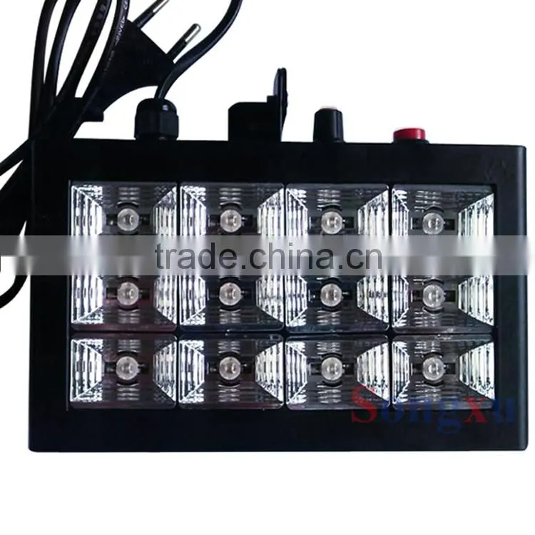 12*1w best price dmx led light strobe for party nightclub