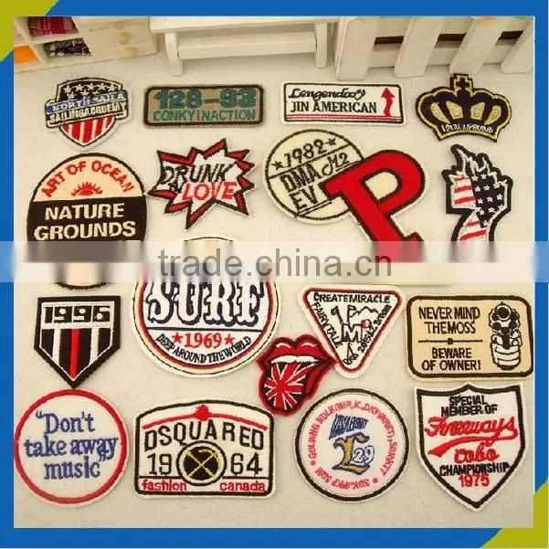 Sew-On Flocking Fabric 4G Advertising Patch Flock Transfer Badge Patches