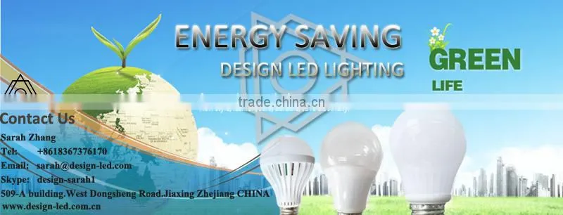 Plastic coated Aluminum A60 e27 led glass bulb