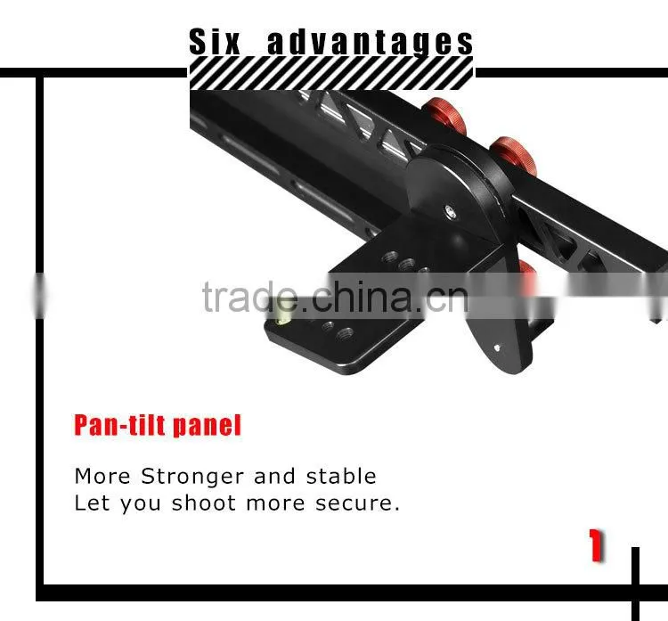 Foldable DSLR camera rig accessories video shooting rocker arm extendable dslr camera jib