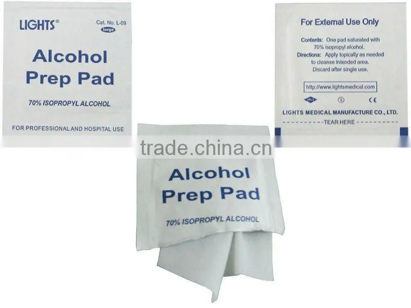 Alcohol prep pad L 09s