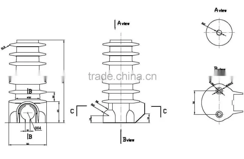 Supply China Supplier Epoxy Resin Composite Capacitive Insulator