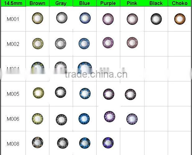 Toric colored contacts Beauty Contact Lens Made in China with Good quality