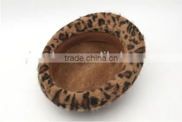 Sunny Shine custom cheap fashion tweed leopard print bucket hats