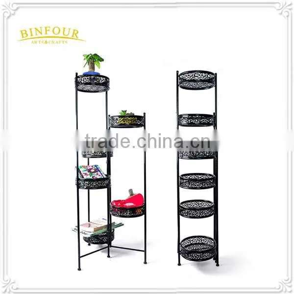 6 tier iron flower pot stand flower stand metal plant stand
