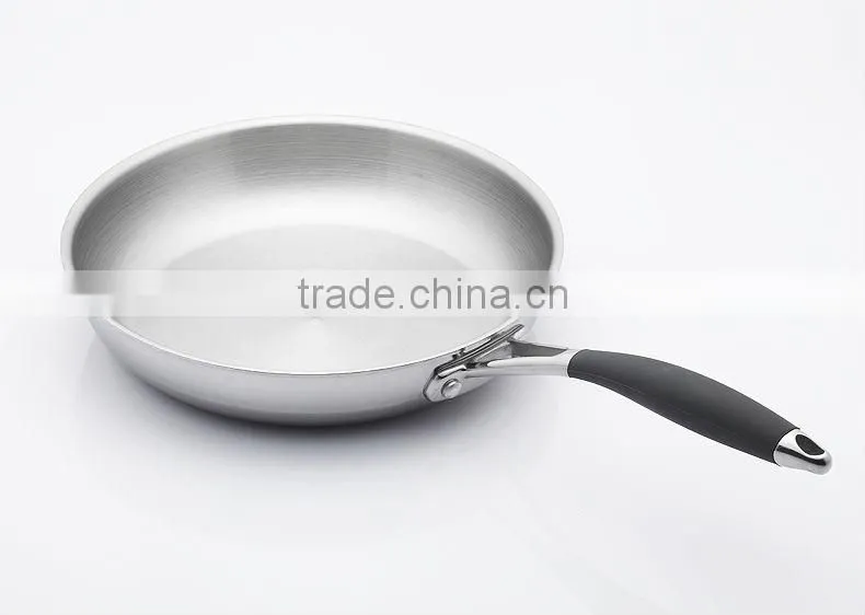 Charms Induction bottom Stainless Steel No oil ceramic coating pan