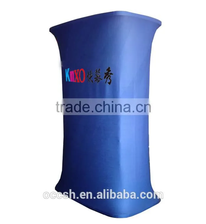 Customized Size Tension Fabric Promotion Counter Advertising Table