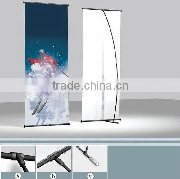 Factory custom high glossy vinyl flex banner stand