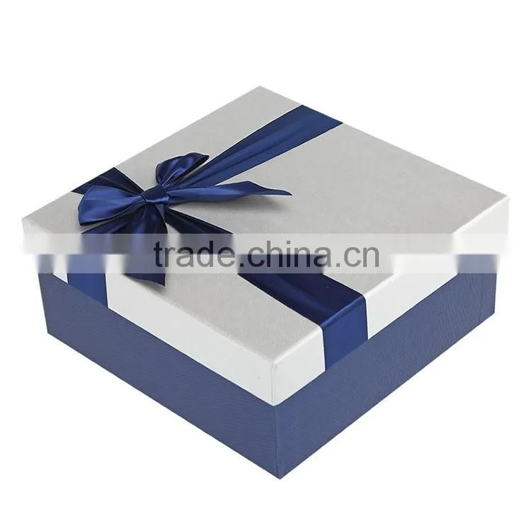 Square gift box bowknot gift packaging box women's gift custom wholesale