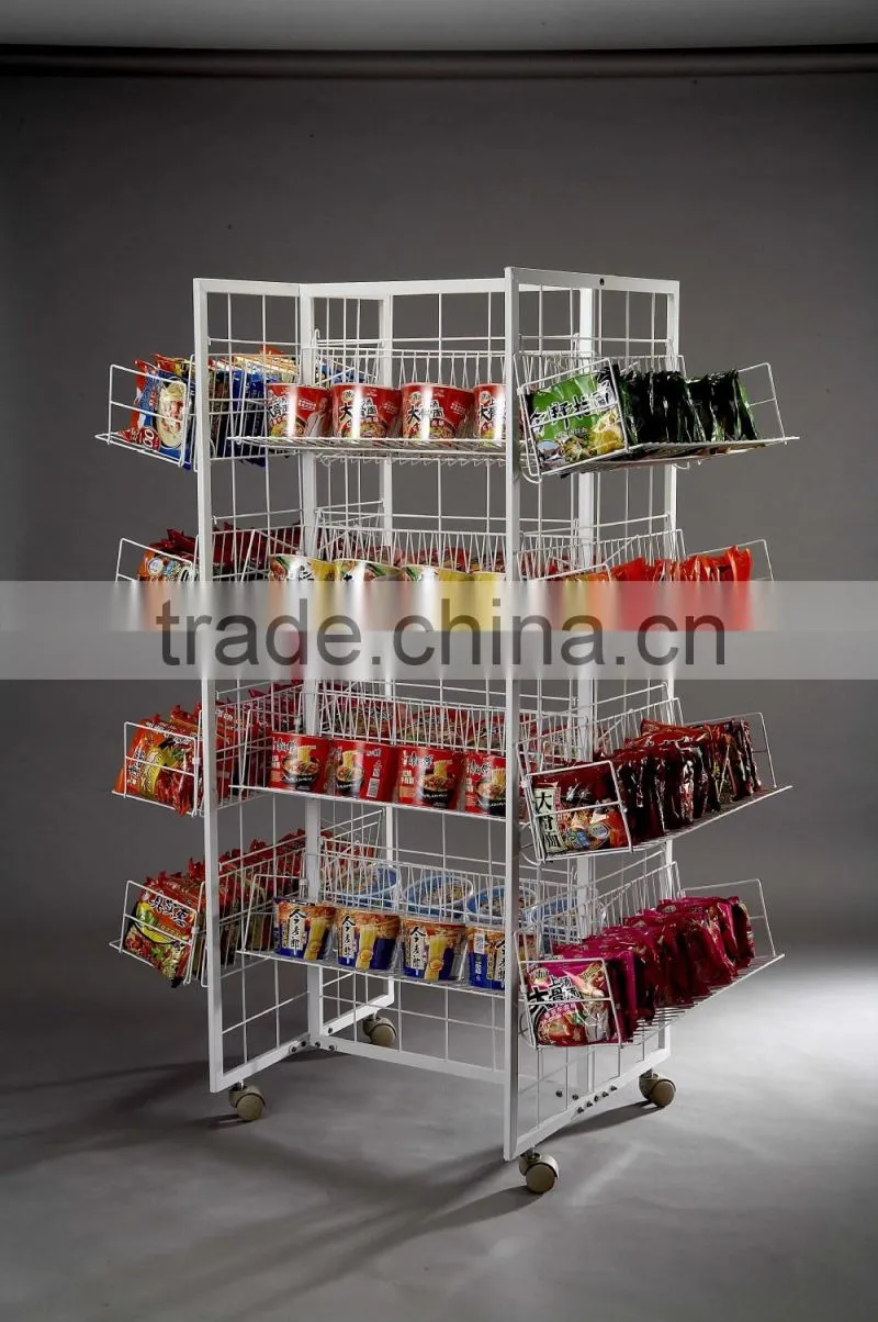metal food display stand