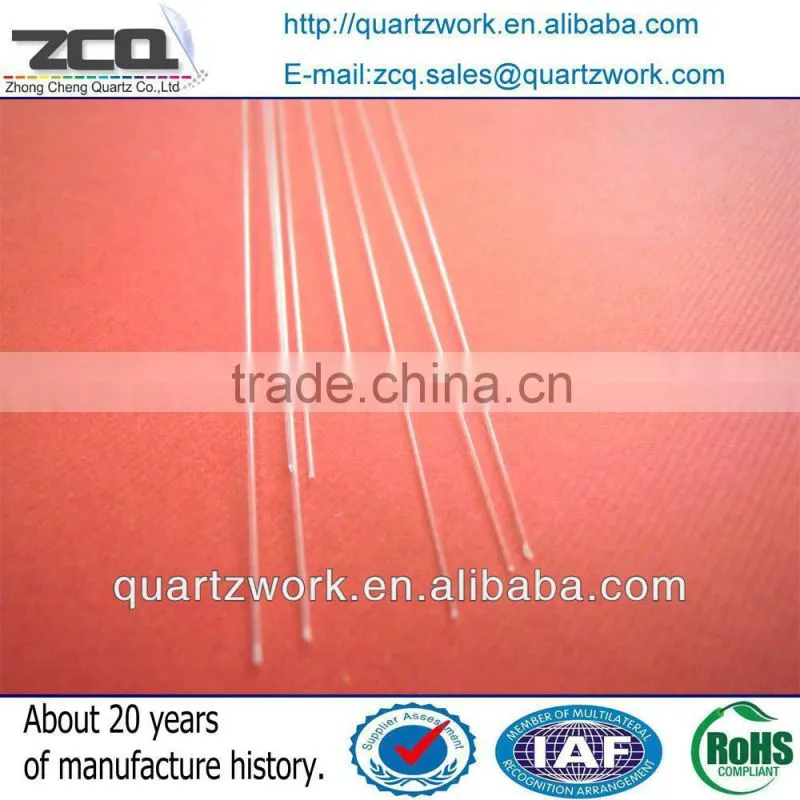 Clear Quartz Glass Capillary Tube OD0.2*ID0.06