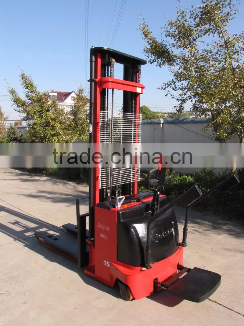 1.5T electric pallet fork lift Stacker for sale