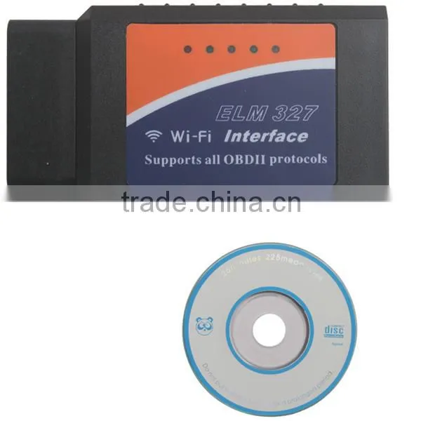 Works on Iphone and Android WIFI elm327 1.5a software Scanner OBDII OBD2 Auto Diagnostic Tool with best quality