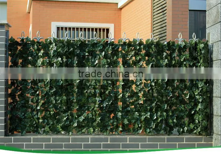 plastic outdoor artificial boxwood privacy hedges for home