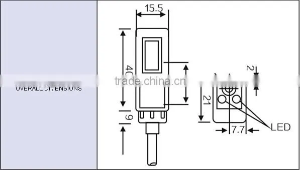 G15 Series 10-30VDC/90-250VAC NPN/PNP/2 Wires with NO/NC/NO+NC output Infrared Photoelectric Sensor , Photoelectric Switches