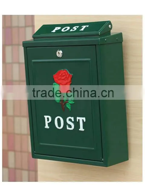 JHC-2034Ccast iron outdoor lamp post/cast iron lamp posts/wall mount small box