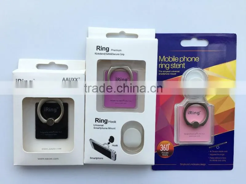 Universal Rotating Bunker Luxury Ring Finger Ring Kickstand