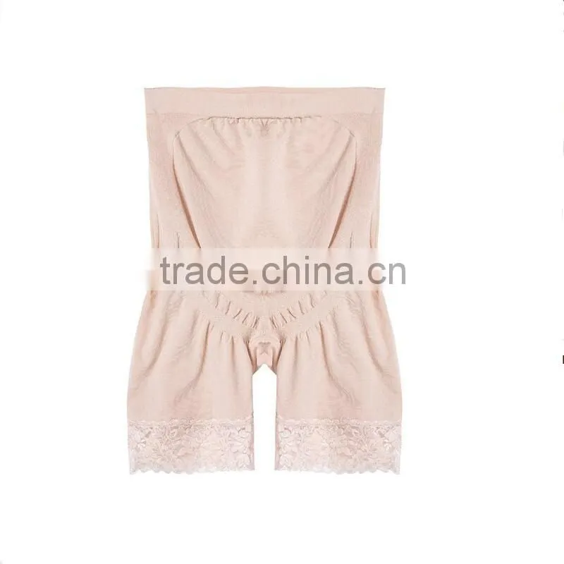 17 year Hosiery Supplier High Quality Women's Lace Seamless High Stretch Maternity Underwear Support Boyshort Panty