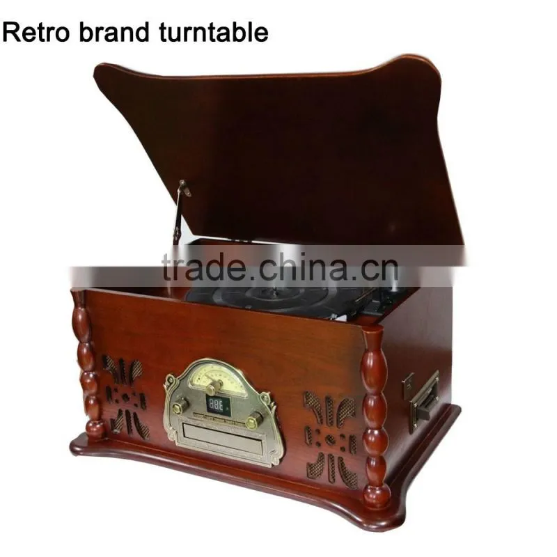 Antique AM FM Radio Bluetooth gramophone/vinyl player/record player with USB