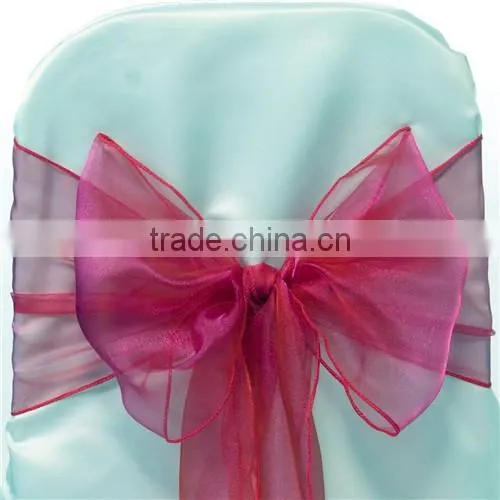 Beautiful Organza Chair Sash for Wedding Decoration