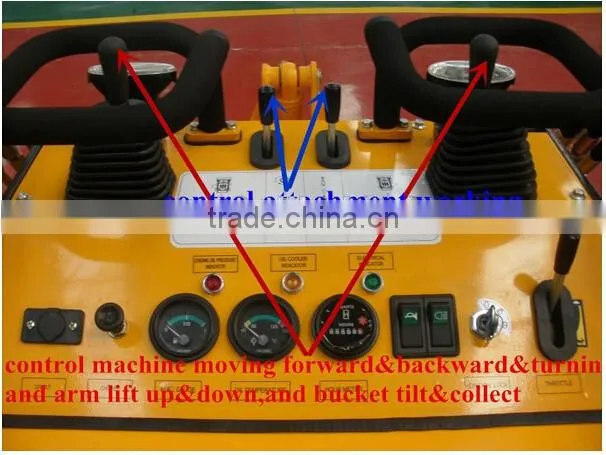 Chian famous brand mini skid steer loader crawler type TS280 with Briggs&Stratton engine from USA