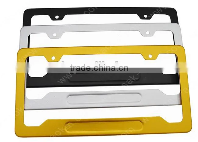 Real carbon fiber car plate frame US standard license