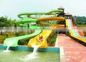 China Amusement Park Fiberglass Water Slide for Sale