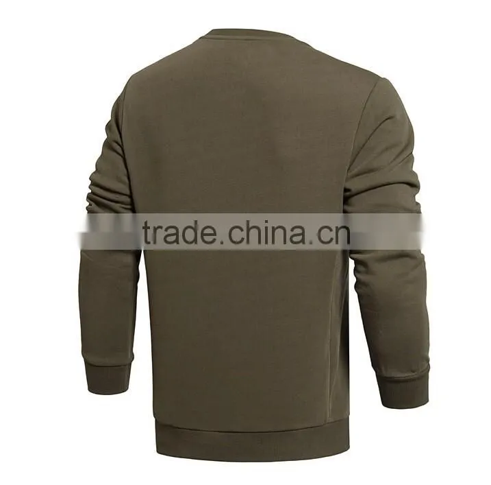 2016 mens plain lightweight cotton crew neck sweater