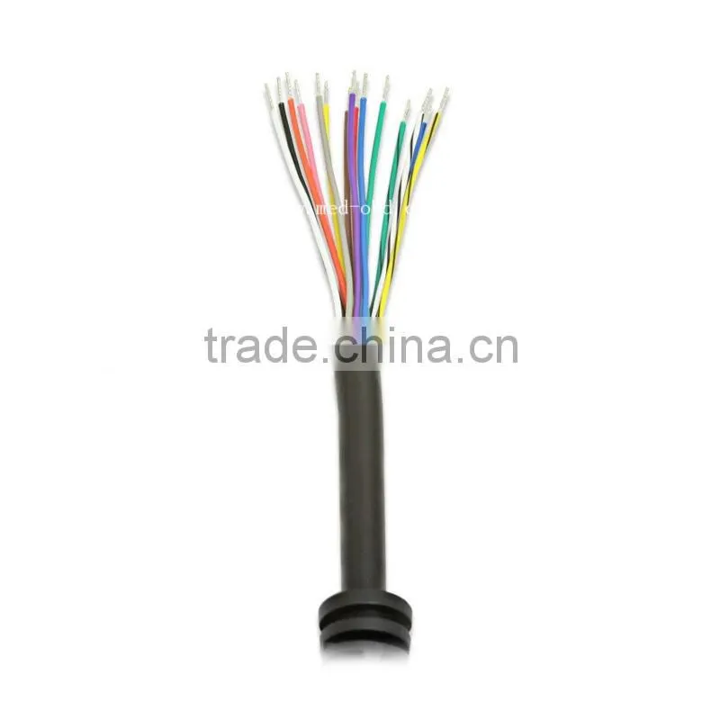 Cable, J1962M to Open End, 3ft. w/ Strain Relief