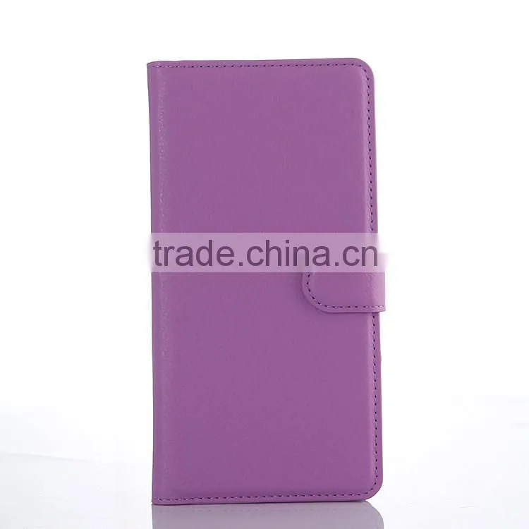 Luxury Mobile Phone PU Leather Flip Cover Case For Sony C5 Leather Case