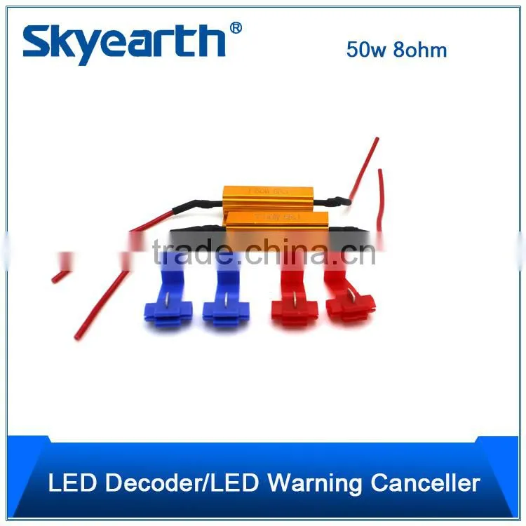 led error canceller 50w 8ohm led warning canceller car modification parts H16/5202